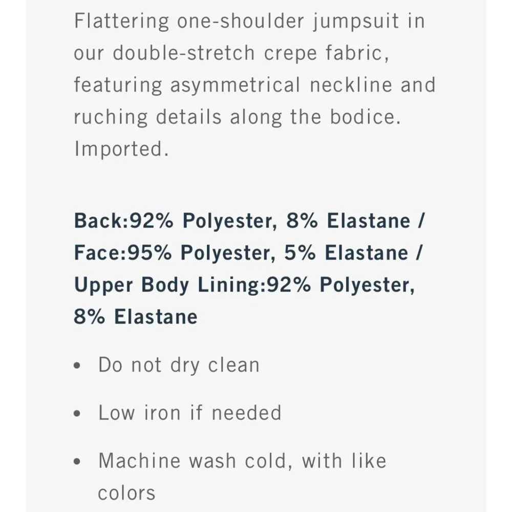 A&F Black Jumpsuit - Picture 4 of 8